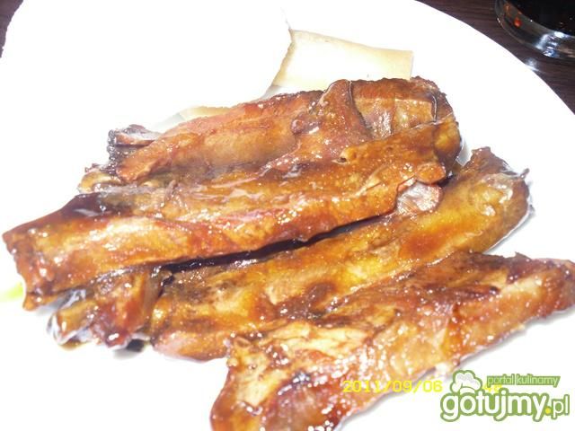 żeberka w miodzie żeberka w miodzie