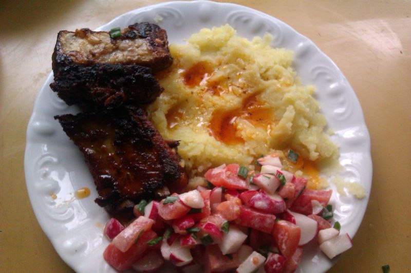 Żeberka w miodzie i keczupie 