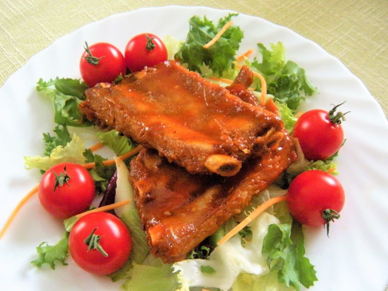 Żeberka w miodzie i ketchupie Żeberka w miodzie i ketchupie