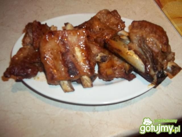 Żeberka w miodzie wg madi356