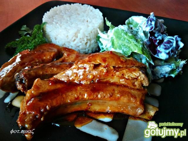 Żeberka w tajskiej glazurze Żeberka w tajskiej glazurze