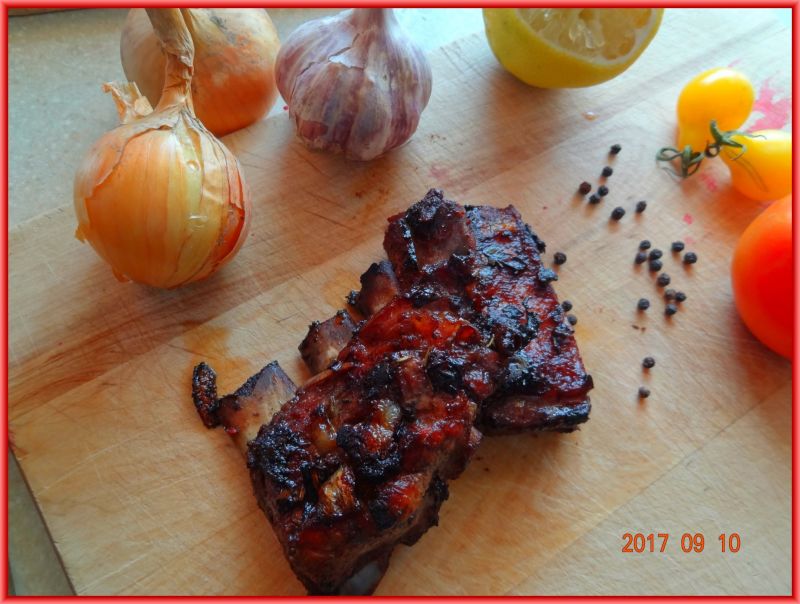 Żeberka z aronią Żeberka z aronią