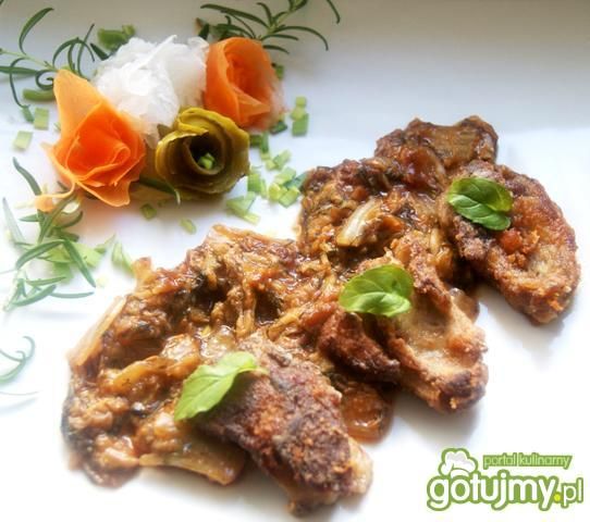 Żeberka z duszoną pekinką 