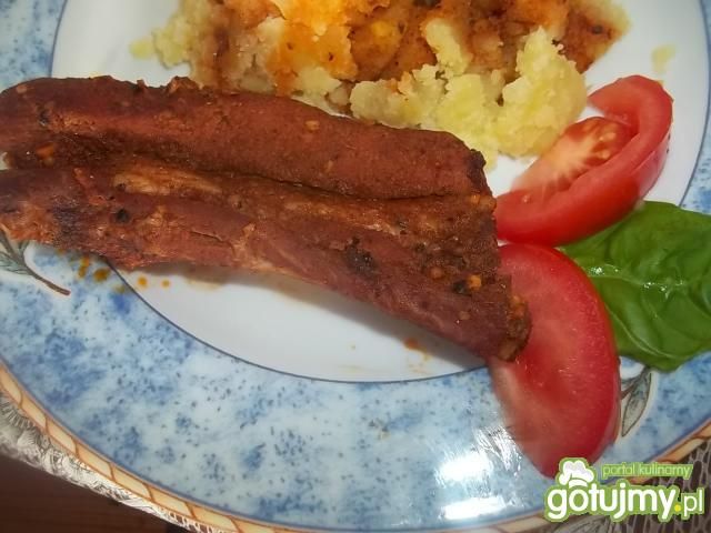 Żeberka z nutą coli