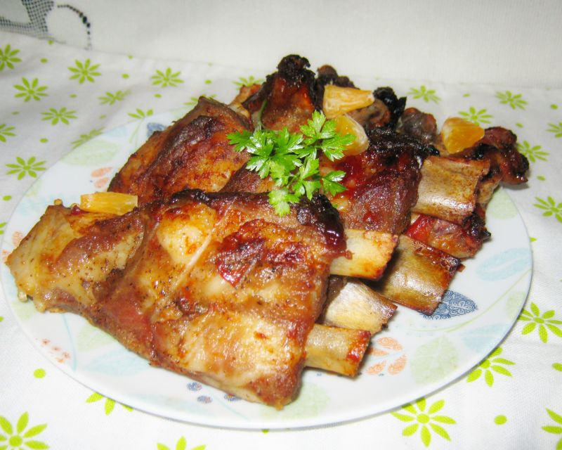 Żeberka z piekarnika