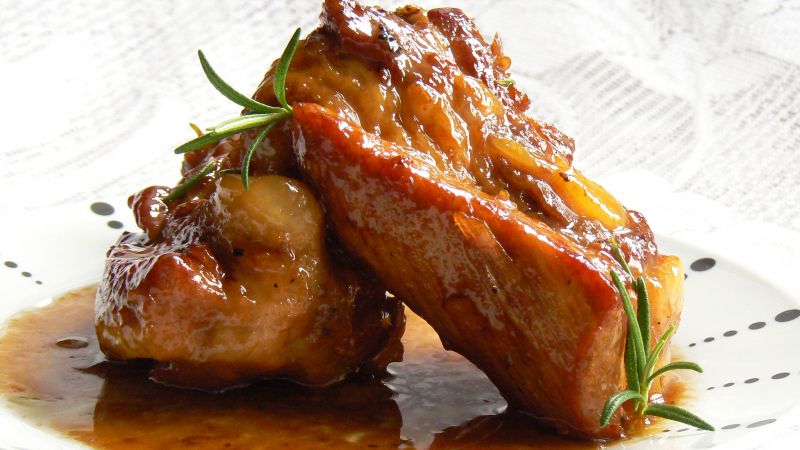 Żeberka z rozmarynem