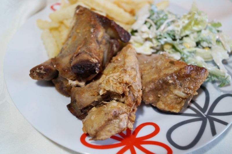 Żeberka z syropem klonowym