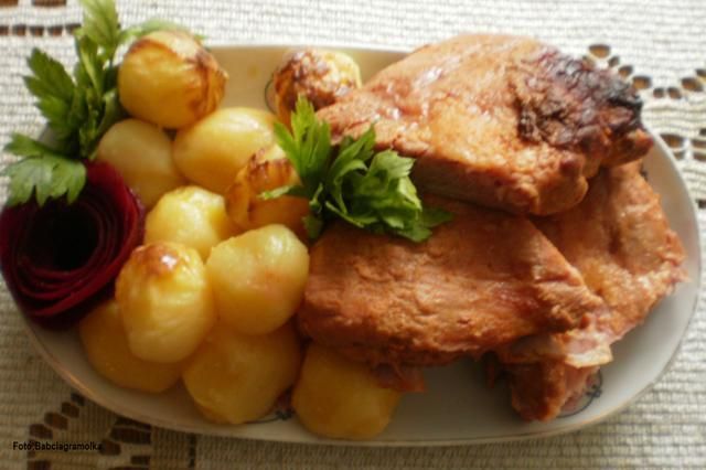 Żeberka zapiekane wg Buni : Żeberka zapiekane wg Buni :