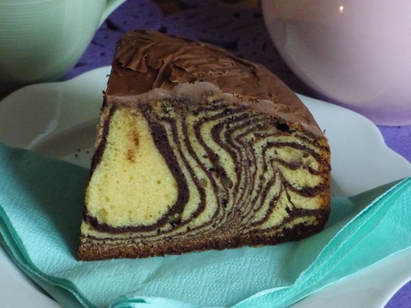 Zebra z ajerkoniakiem