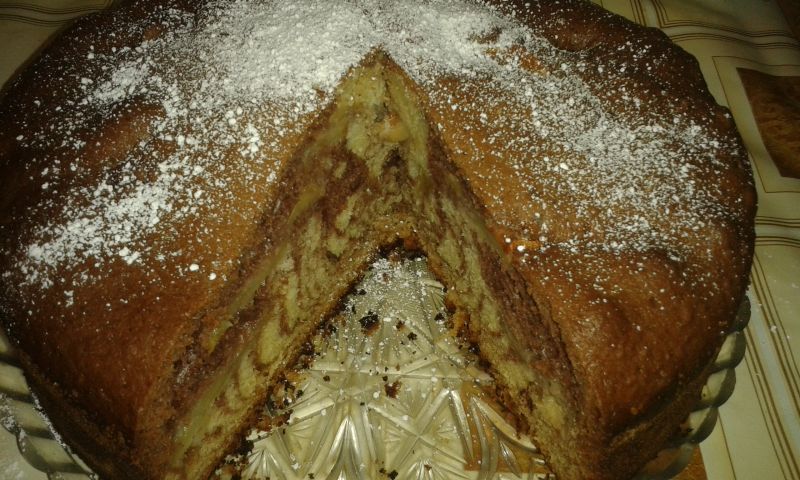 Zebra z jabłkami Zebra z jabłkami