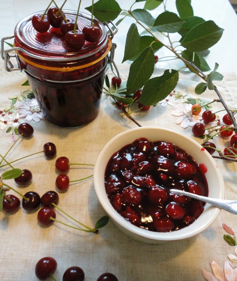 Żelowane wiśnie z chili