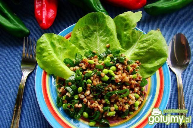 Zielona fantazja z kaszy -na ciepło