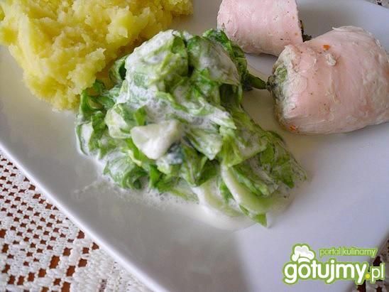 Zielona sałatka do obiadu  Zielona sałatka do obiadu