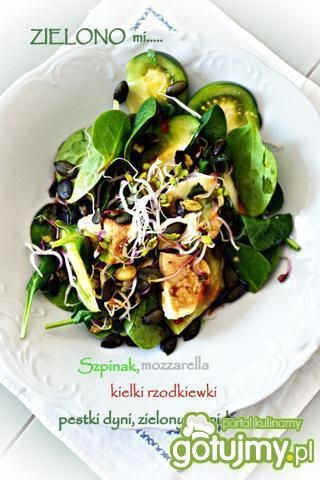 Zielona sałatka Małgosi