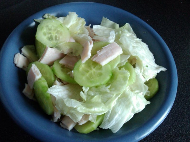 Zielona sałatka śniadaniowa