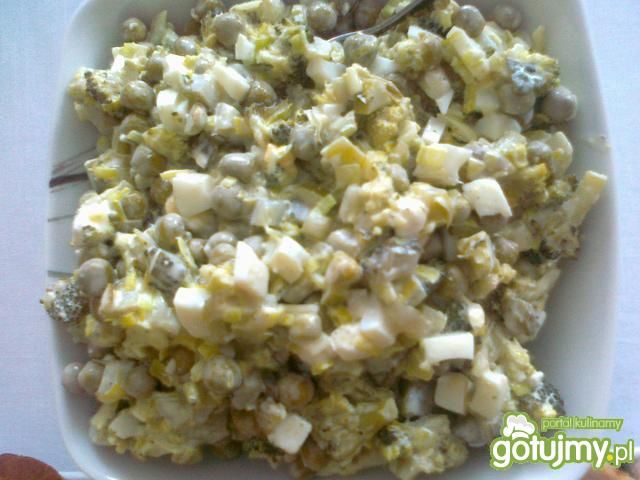 Zielona sałatka z brokułem Zielona sałatka z brokułem