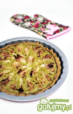 Zielona tarta z kalafiorem Zielona tarta z kalafiorem