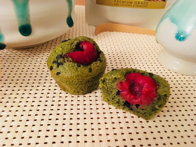 Zielone babeczki Matcha Zielone babeczki Matcha