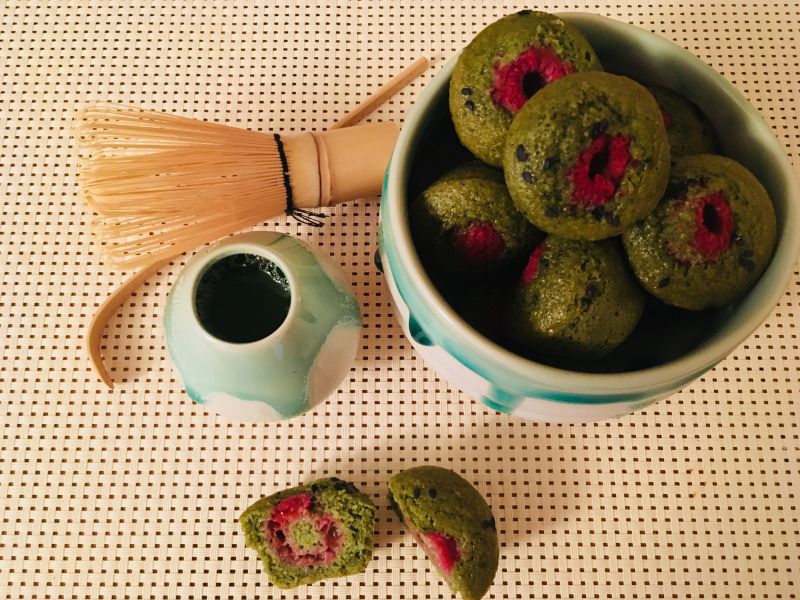 Zielone babeczki Matcha Zielone babeczki Matcha