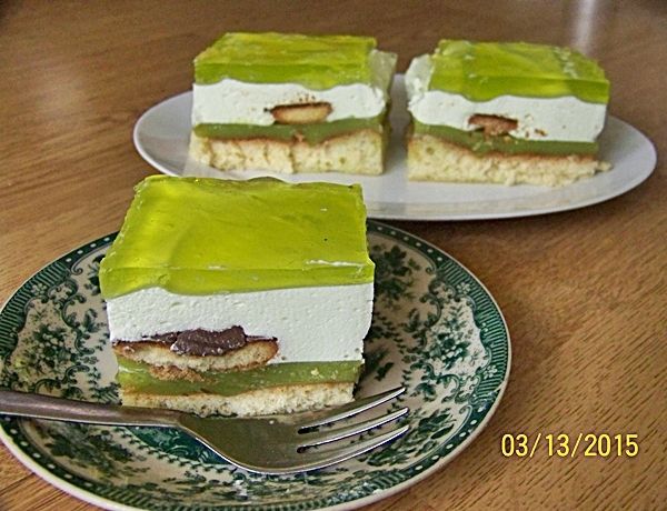 Zielone ciasto Shrek Zielone ciasto Shrek