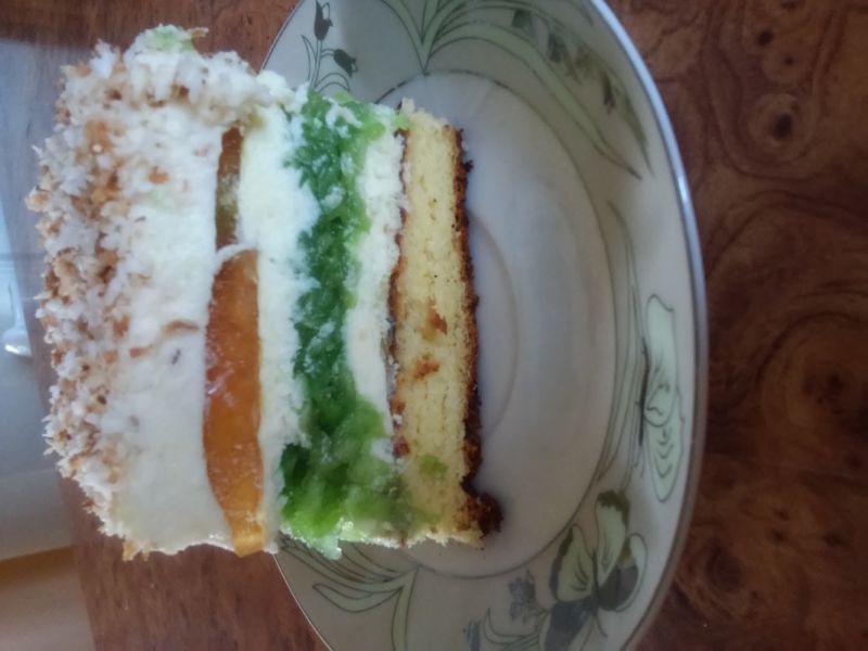 Zielone ciasto z jabłkami Zielone ciasto z jabłkami