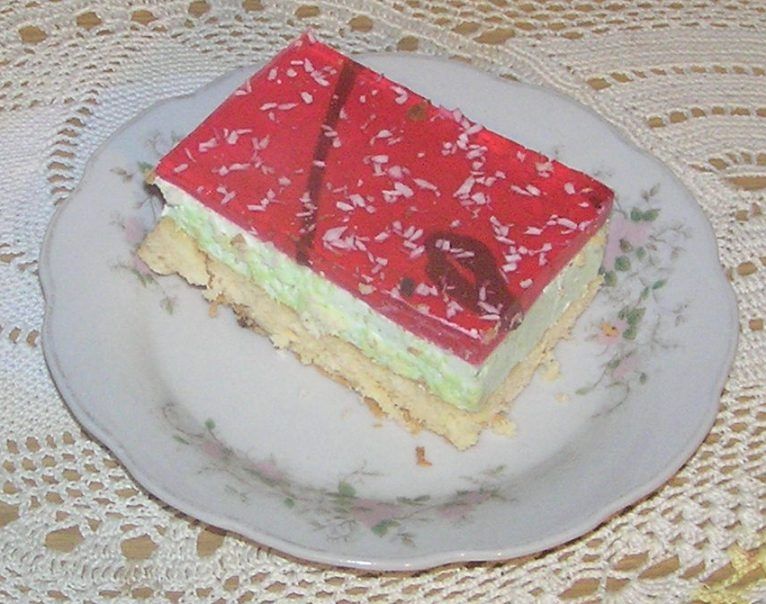 Zielone mleczko z galaretką Zielone mleczko z galaretką