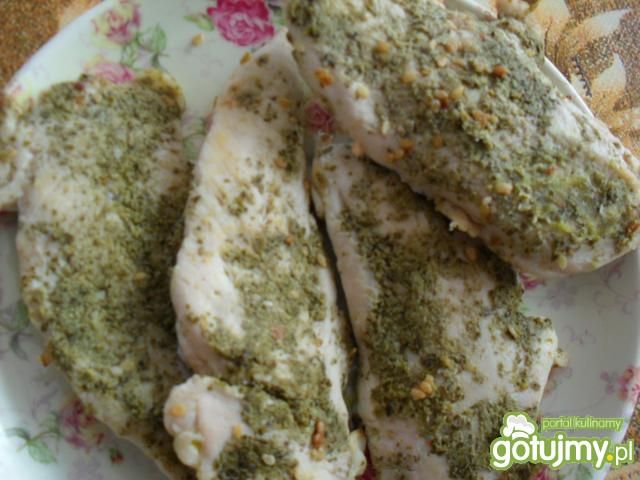 Zielone polędwiczki drobiowe