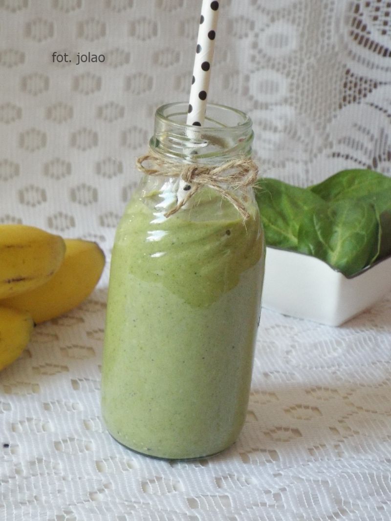 Zielone smoothie śniadaniowe