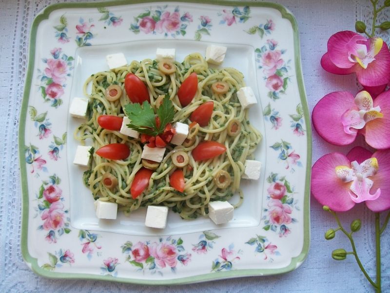 Zielone spaghetti Zielone spaghetti