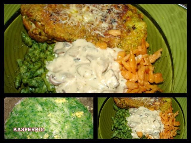 Zielonkawy kotlet schabowy