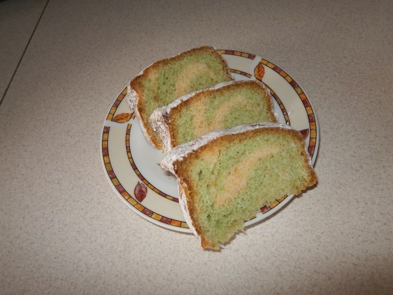 Zielono - biała babka Zielono - biała babka