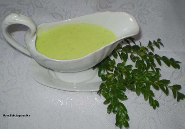 Zielony sos chrzanowy do jajek i mięs 