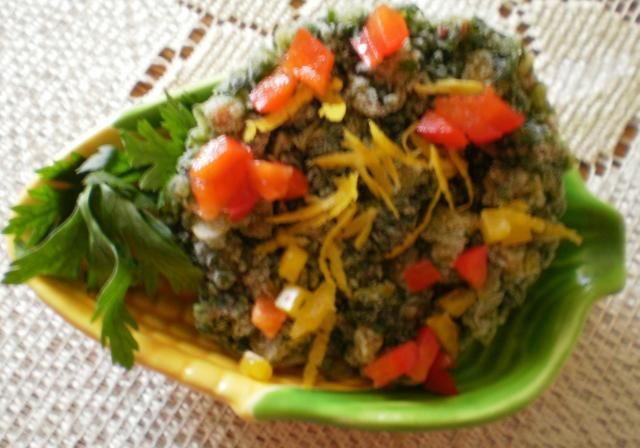 Zielony sos ,, krzyżówka ,,