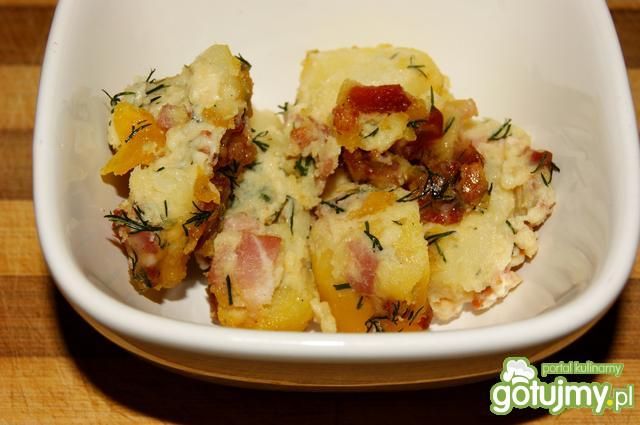 Ziemniaczana sałatka z boczkiem