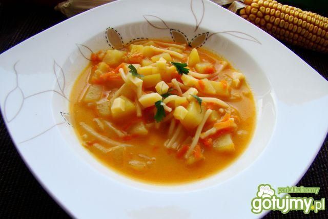 Ziemniaczana z  pomidorkami i serem 