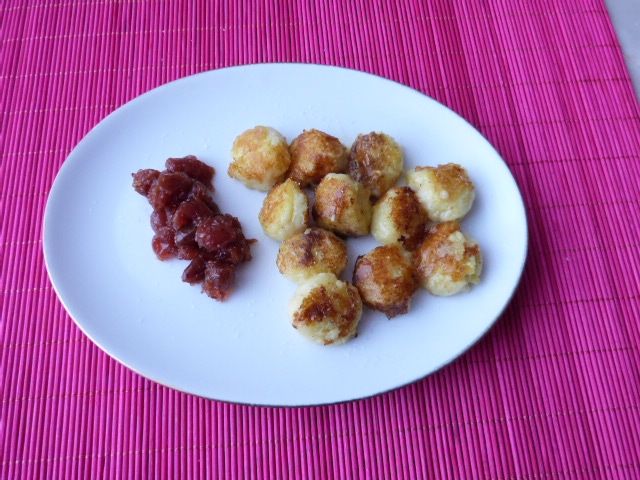 Ziemniaczane kluseczki obsmażane Ziemniaczane kluseczki obsmażane