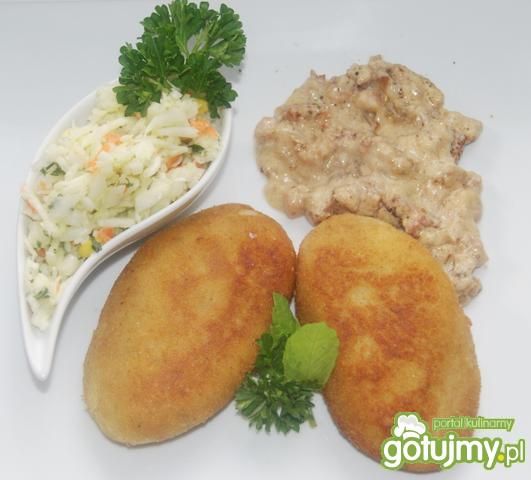 Ziemniaczane kotlety z puree  Ziemniaczane kotlety z puree