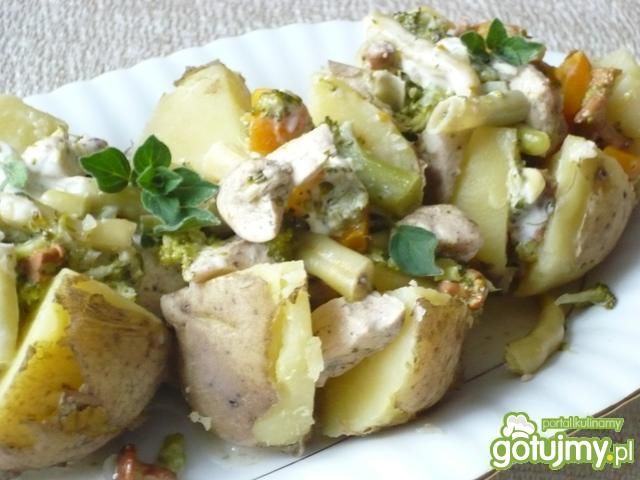 Ziemniaczane łódeczki Ziemniaczane łódeczki