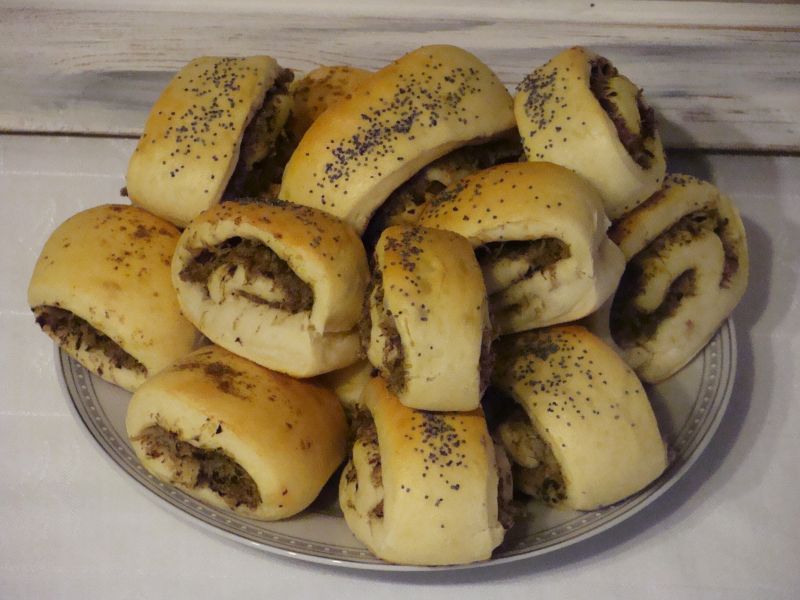 Ziemniaczano-drożdżowe paszteciki