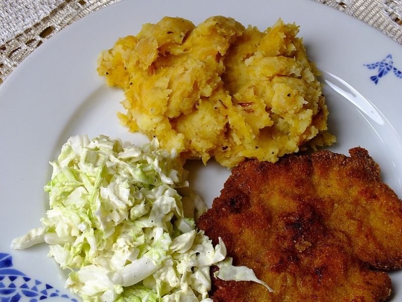 Ziemniaczano - dyniowe puree 