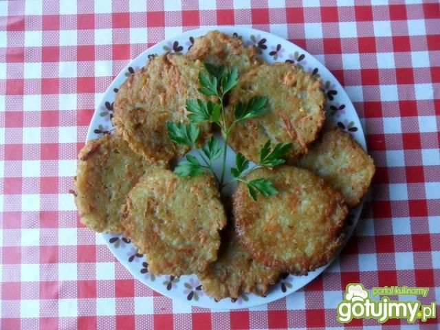 Ziemniaczano - marchewkowe placki Ziemniaczano - marchewkowe placki