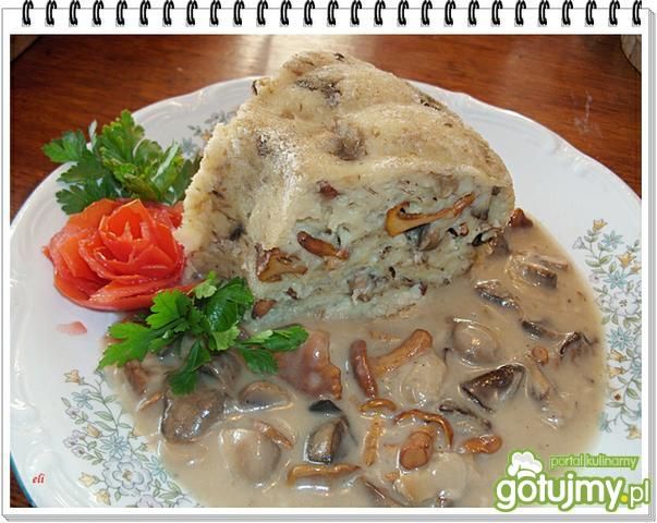 Ziemniaczany keks Eli trzy grzybki