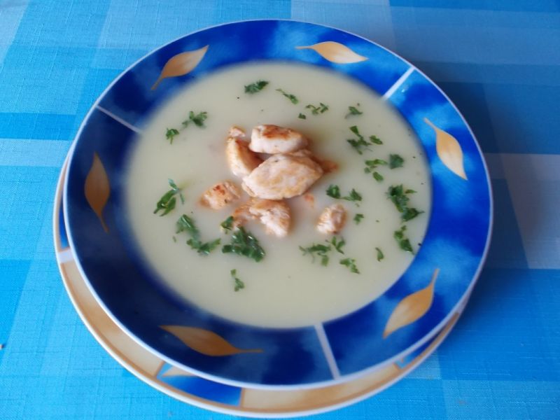 Ziemniaczany krem z polędwiczkami