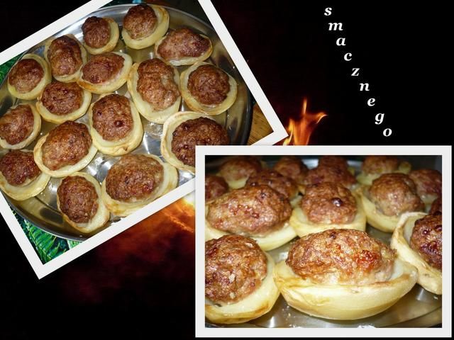 Ziemniaczki faszerowane mięsem mielonym