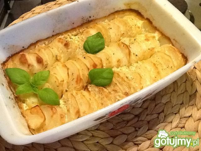 Ziemniaczki pieczone w śmietance