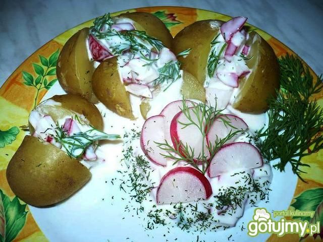 Ziemniaczki z rzodkiewką Ziemniaczki z rzodkiewką