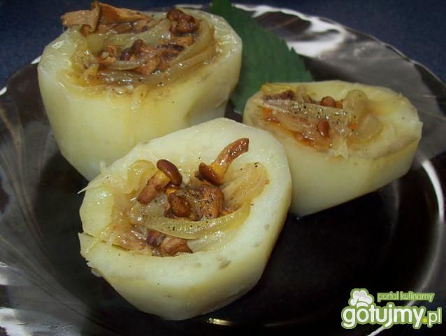Ziemniaki faszerowane kurkami  Ziemniaki faszerowane kurkami