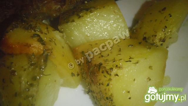 Ziemniaki majerankowe pieczone Ziemniaki majerankowe pieczone