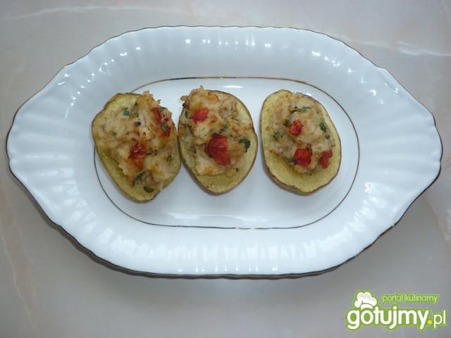 Ziemniaki nadziewane ryżem i mięsem Ziemniaki nadziewane ryżem i mięsem