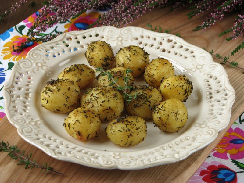 Ziemniaki opiekane z tymiankiem